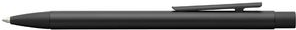 FABER-CASTELL Kugelschreiber NEO Slim Metall, schwarz schlanker, schwarz lackierter Schaft, gefederter - 1 Stück (342320)