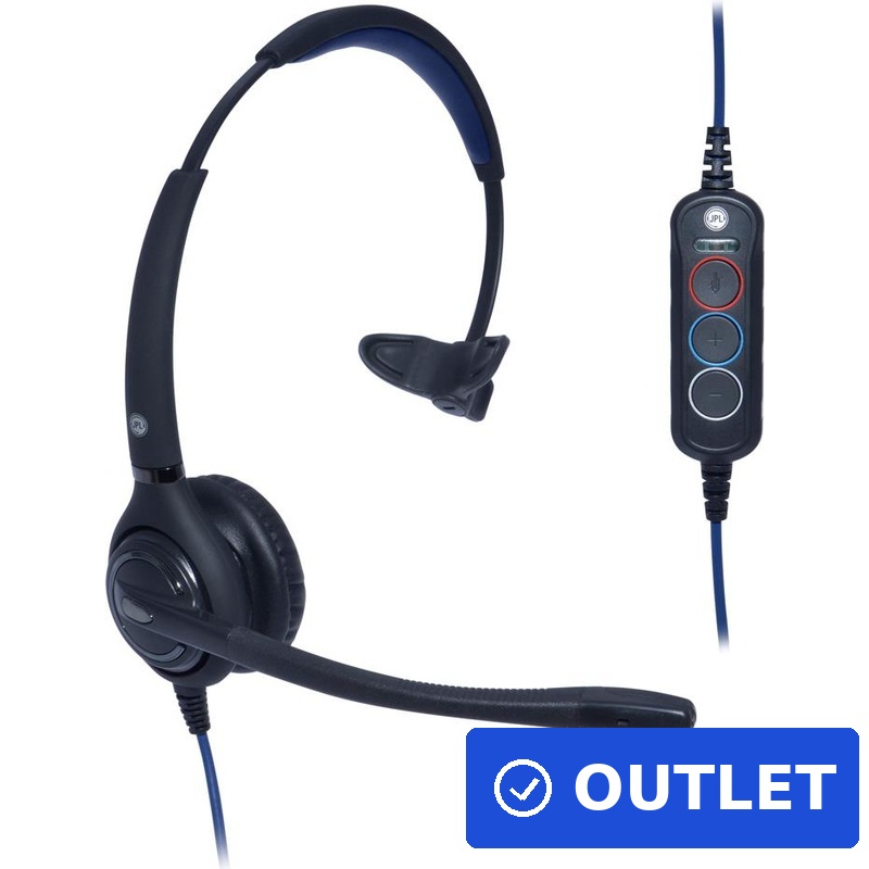 JPL JPL-501S-USB Kopfhörer Verkabelt Kopfband Büro/Callcenter USB Typ-A Schwarz (575-329-001) (geöffnet)