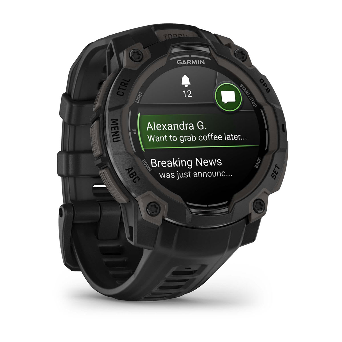 Garmin Instinct 3 AMOLED 1.2" AMOLED 4 GB Schwarz