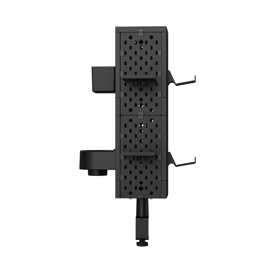 uRage Pegboard Lochplatte Gaming-Organizer modulares Set Wand-/Tischmontage Schwarz