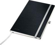 Esselte Leitz 44871094 Notizbuch liniert Satin Schwarz Anzahl der Blätter 80 DIN A5 (44871094)