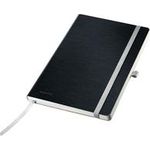 Esselte Leitz 44871094 Notizbuch liniert Satin Schwarz Anzahl der Blätter 80 DIN A5 (44871094)