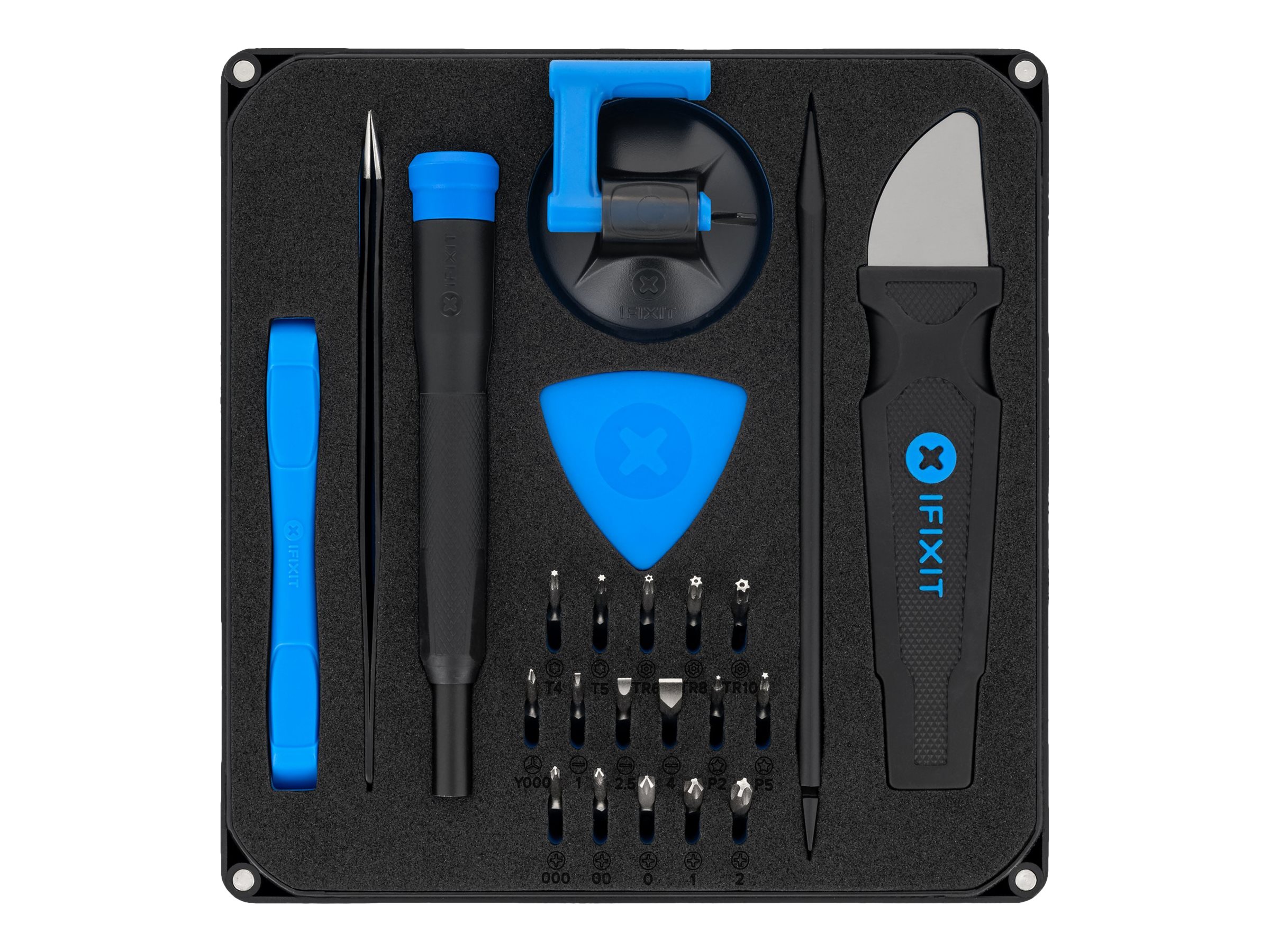 iFixit Essential Electronics Toolkit Gerätereparaturkit im Koffer Schwarz/Blau