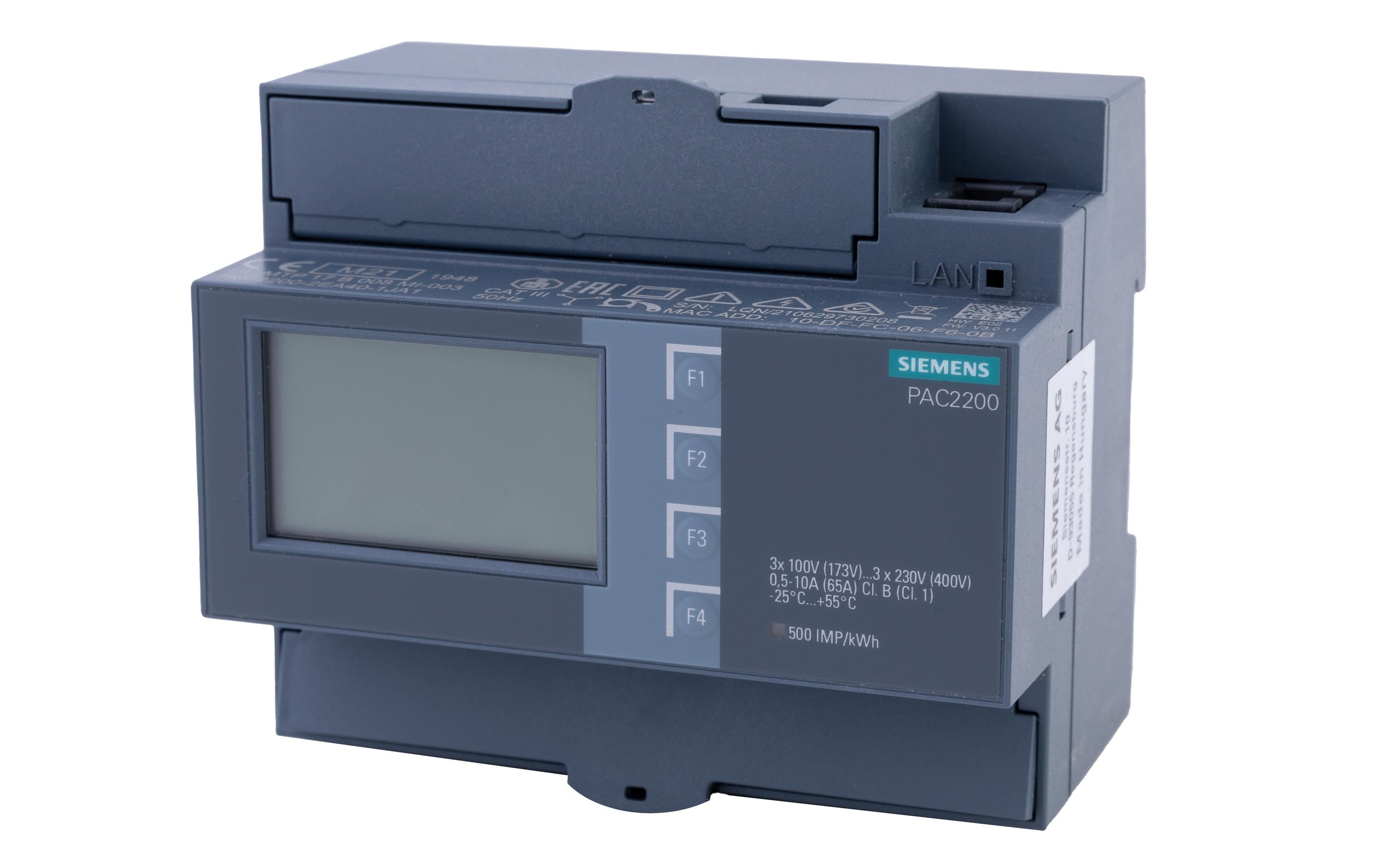 Siemens SENTRON 7KM PAC2200 Strommesser Modbus TCP