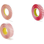 3M Doppelseitiges Klebeband GPT-020F, 19 mm x 50 m transparent, hohe Soforthaftung, feuchtigkeitsbeständig, - 1 Stück (GPT-020F19)