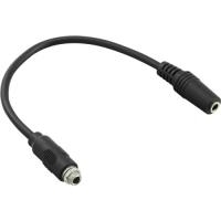 InLine® Audio Adapterkabel zum Einbau mit Gewinde, 3,5mm Stereo Buchse/Buchse, 0,2m (99303I)