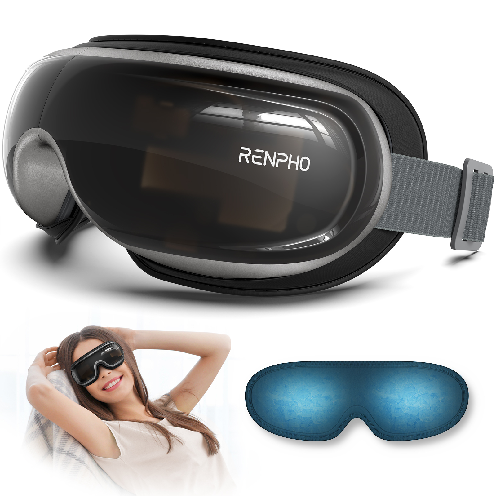 Renpho Eyeris 3 Augenmassagegerät Schwarz