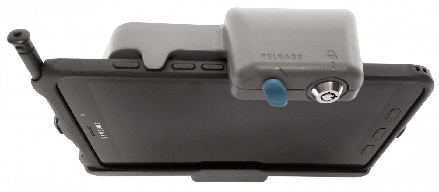 Gamber-Johnson Dockingstation für Samsung Galaxy Tab Active2 Dual USB Bare Wire Schwarz