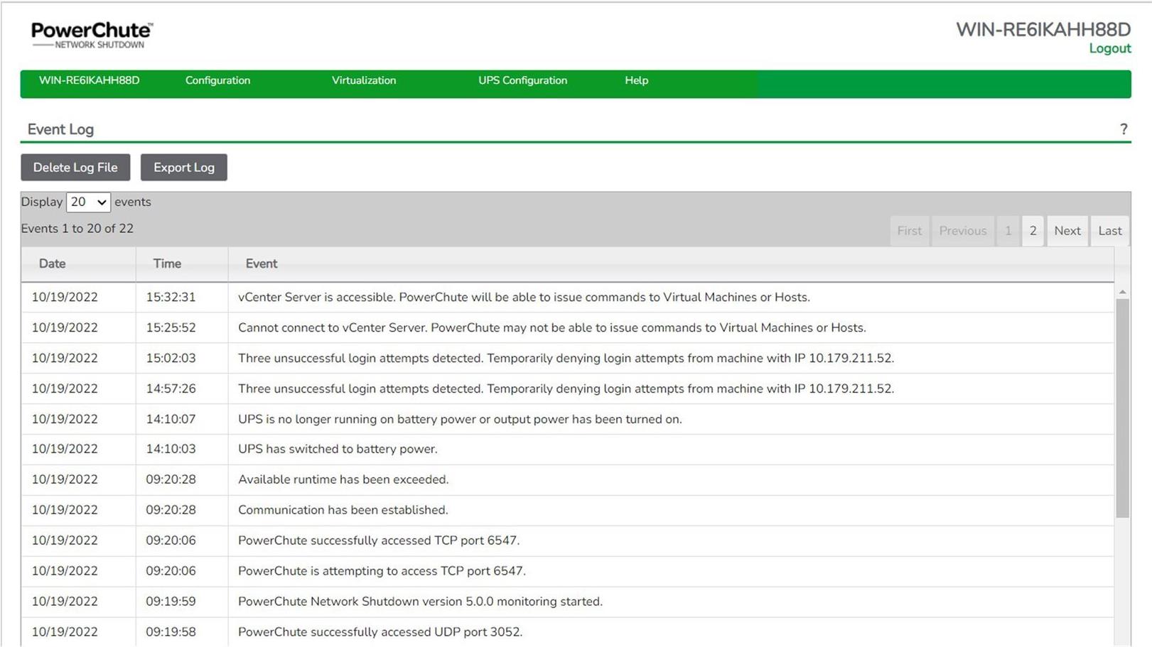 APC PowerChute Network Shutdown 5 - Abonnement-Lizenz (5 Jahre) - 1 Knoten