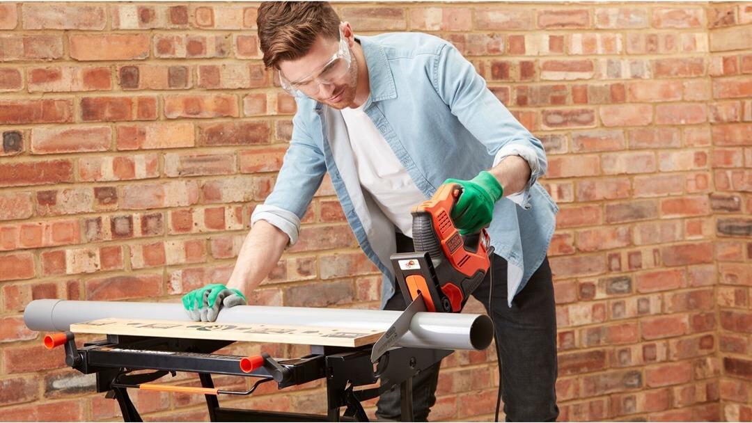 Black & Decker Scorpion RS890K-QS Säbelsäge 23 mm 500 W Schwarz