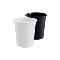 DURABLE Papierkorb BASIC, Kunststoff, 13 Liter, schwarz rund, Höhe: 320 mm, Durchmesser: 290 mm (170
