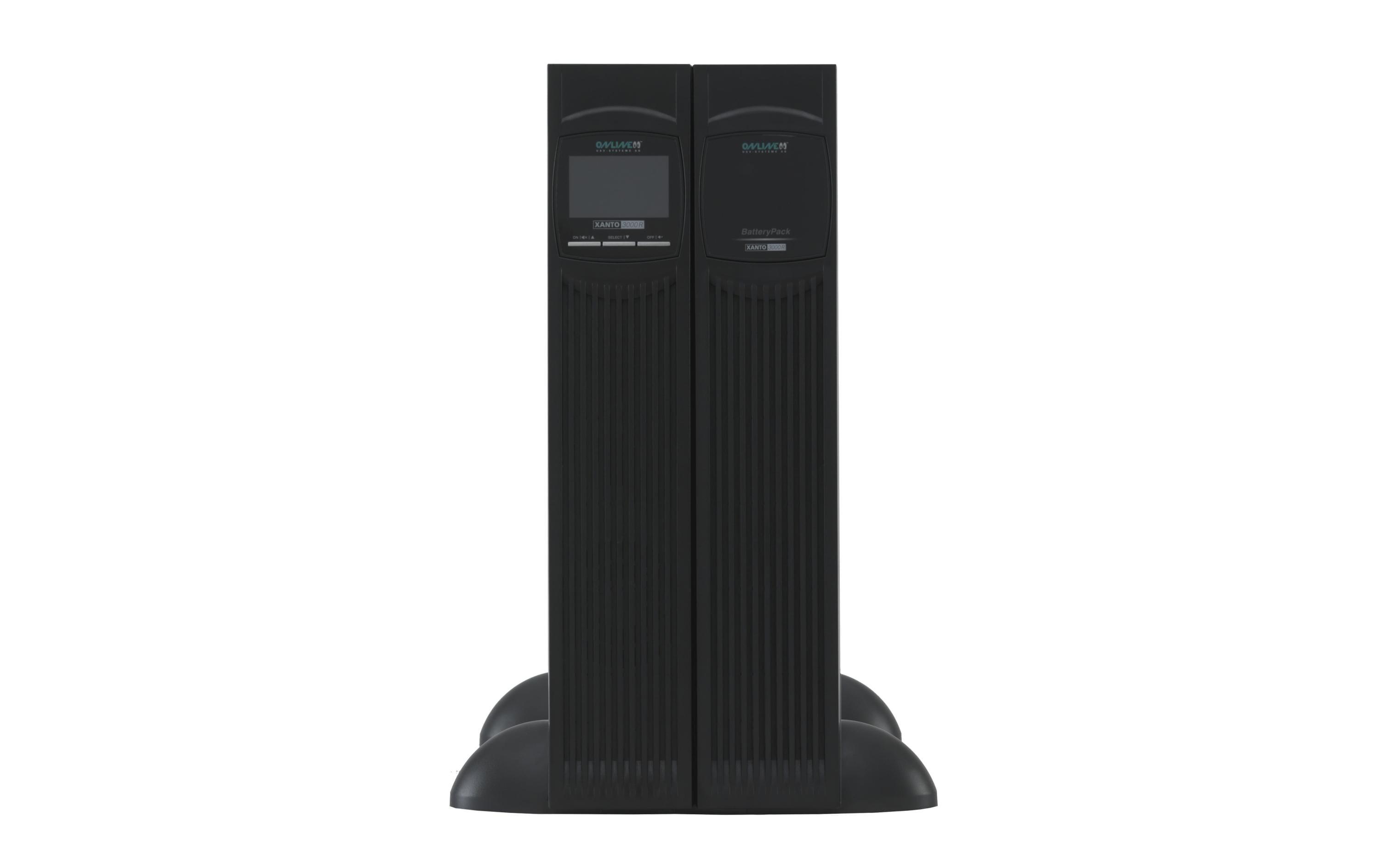 Online USV-Systeme XANTO 3000R USV 3000 VA / 3000 W Doppelwandler 2U Schwarz