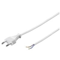 Wentronic Goobay Euro Kabel zum Konfektionieren, 1,5 m, Weiß, Weiß - Eurostecker (Typ C, CEE 7/16) > lose Kabelenden (51345)