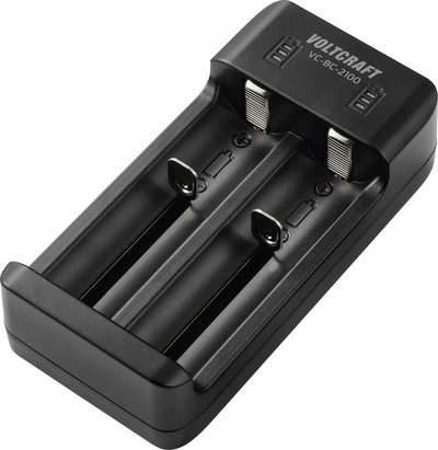 VOLTCRAFT VC-BC-2100 Rundzellen-Ladegerät NiMH, LiIon Mignon (AA), Micro (AAA), Mini (AAAA), Baby (C), 26700, 26650, 22650, 25500, 22700, 22500, 21700, 20700, (VC-17666030)