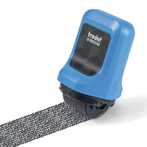 TRODAT Datenschutzstempel ID Protector 50 x 80 mm Schwarz/Blau