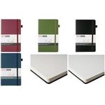 SAKURA Notizbuch, 130 x 210 mm, liniert, maulbeere 80 Blatt, fester Hardcover-Einband, cremefarbenes Papier, - 1 Stück (94146703)