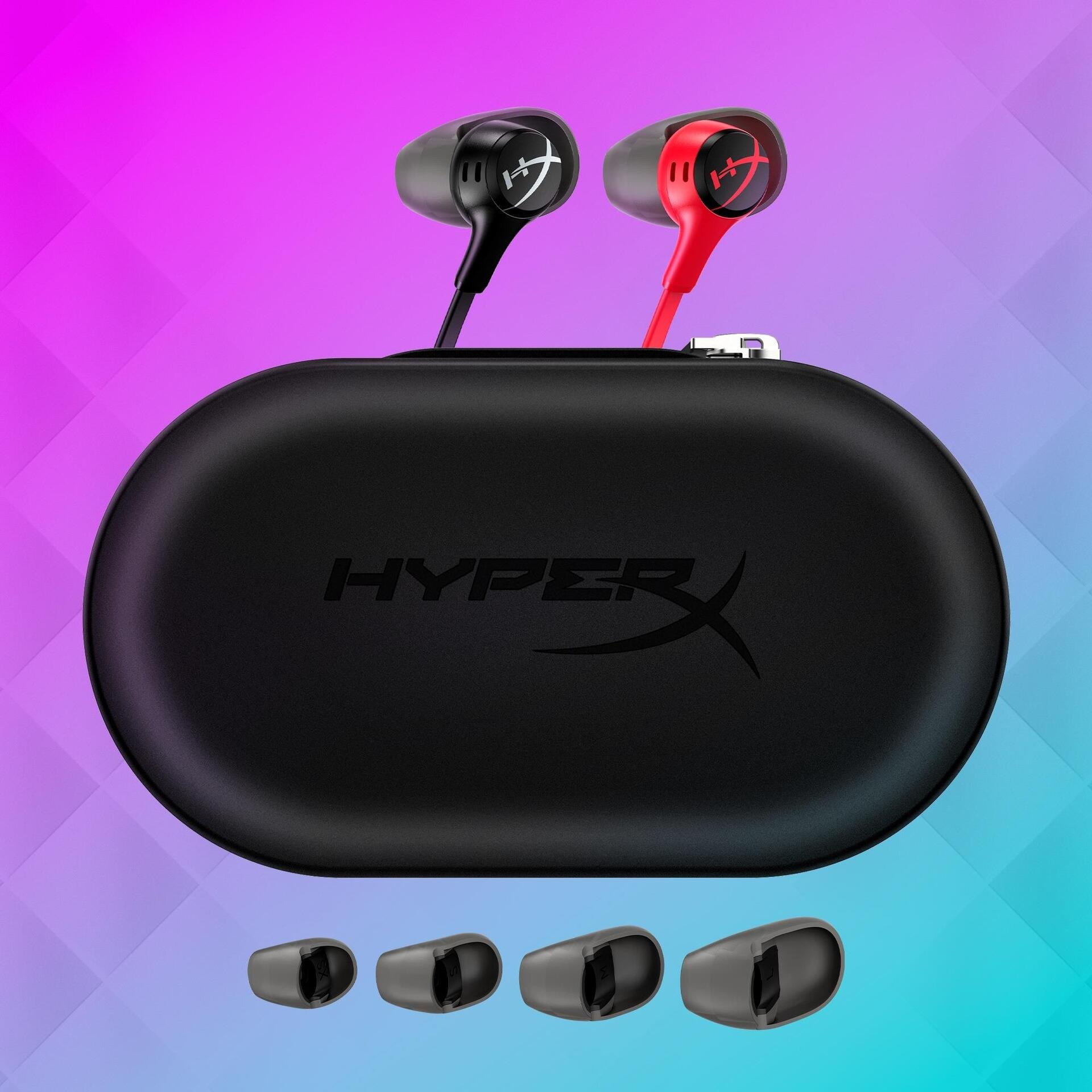 HyperX Cloud Earbuds II In-Ear-Kopfhörer Kabelgebunden 3,5-mm-Klinke Rot