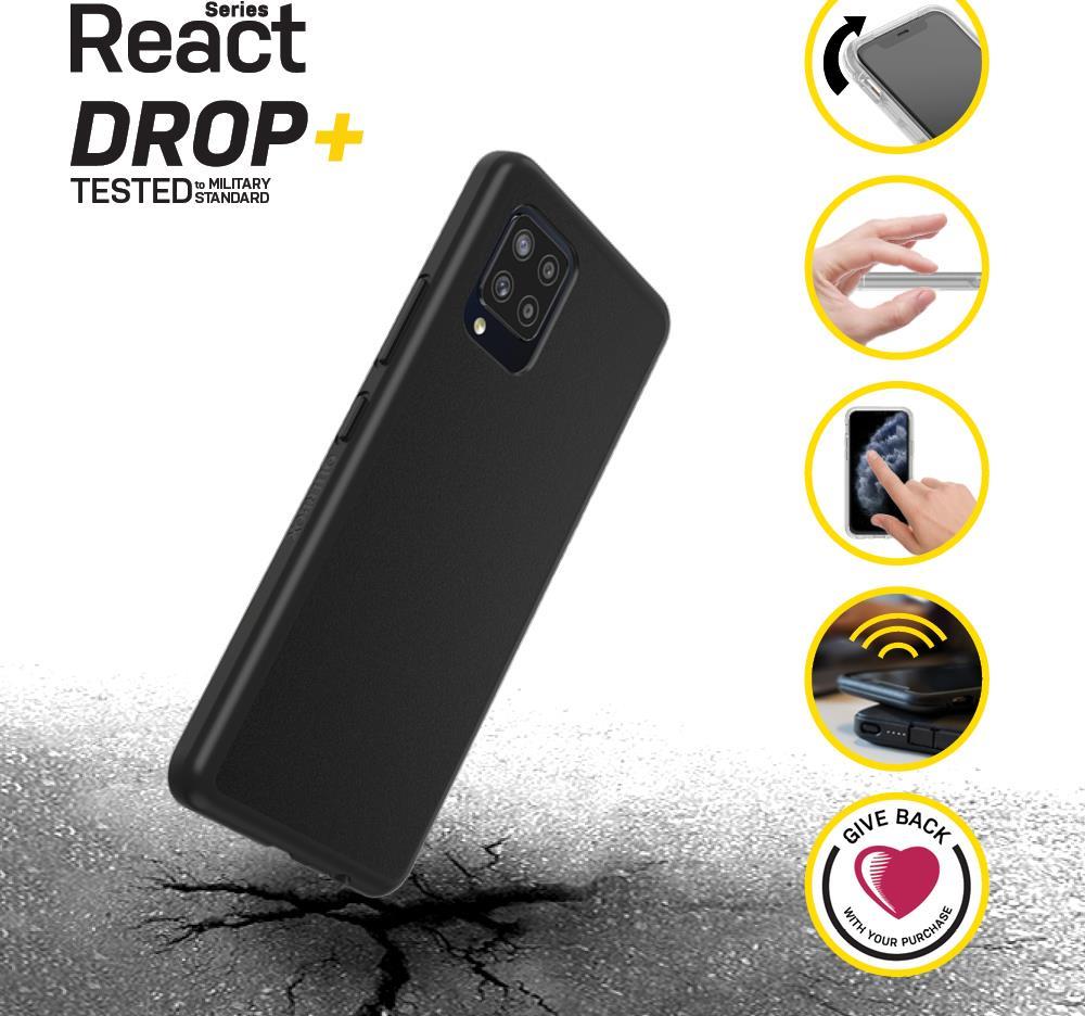 OTTERBOX React Series Case für Samsung Galaxy A42 5G schwarz