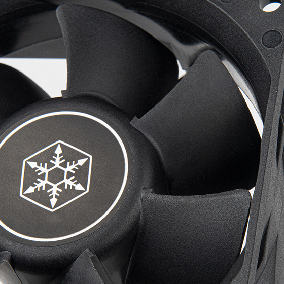 SilverStone FN80 Gehäuselüfter 80 mm Schwarz