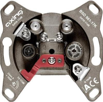 Axing BSD 961-17K R/TV+SAT Grau Steckdose (BSD96117K)