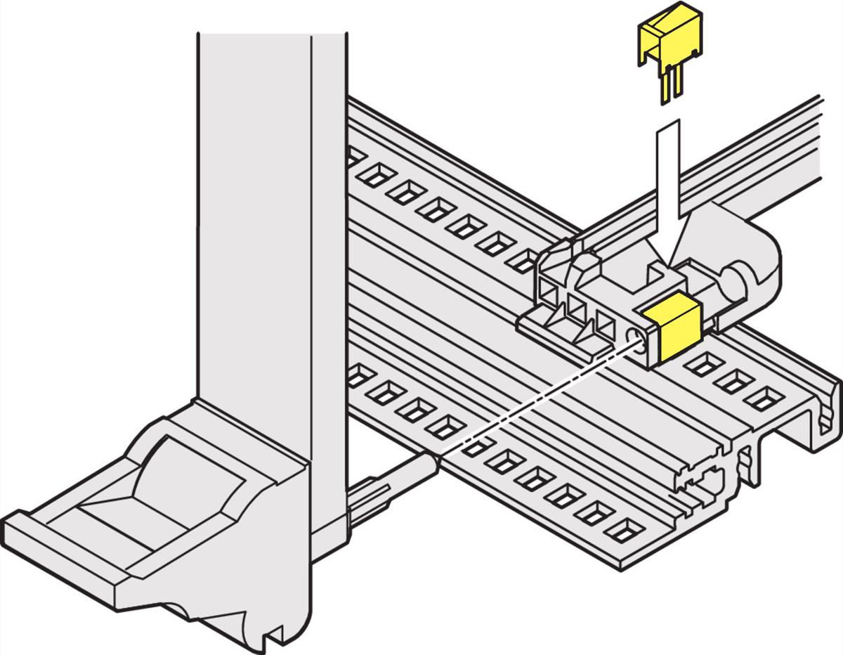 SCHROFF ESD CLIP IEEE (50PCS/KIT) - Rack-Zubehör (24560256)