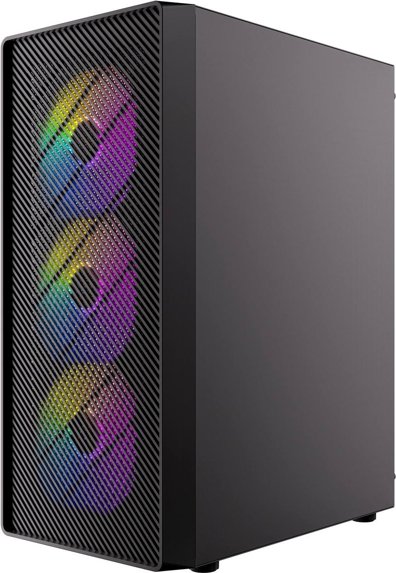 Antec AX26 RGB Elite Mid Tower Gaming Bl - Midi/Minitower (0-761345-10199-8)