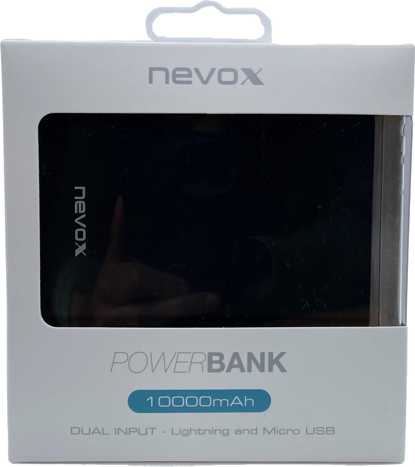 POWERBANK 10.000 mAh Dual schwarz (1482)