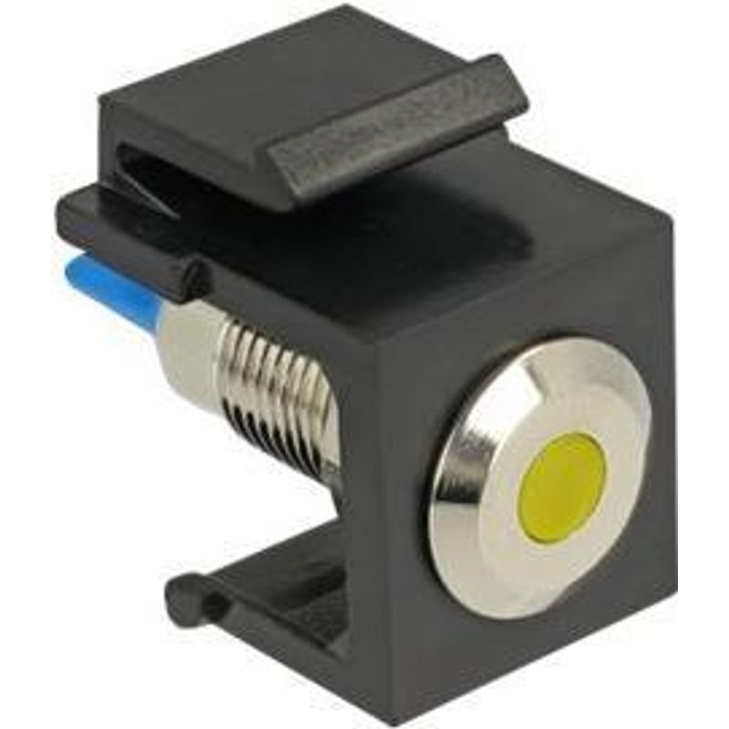 DeLOCK LED - Keystone Jack - Schwarz 86462