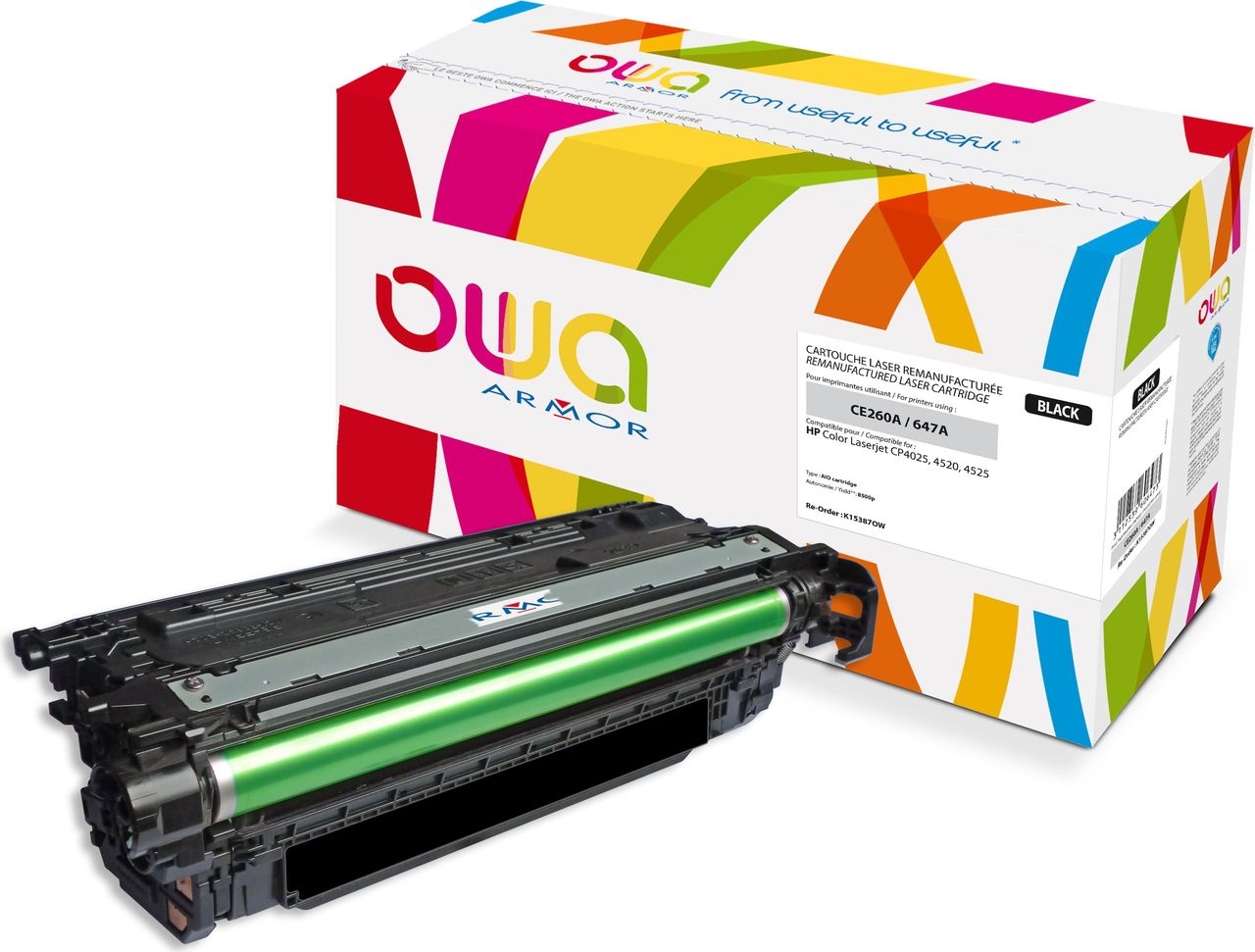 Armor K15387OW Laser cartridge 8500Seiten Schwarz Lasertoner / Patrone (K15387OW)