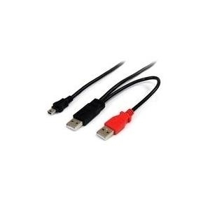 StarTech.com USB Y-Kabel für externe Festplatten (USB2HABMY6)