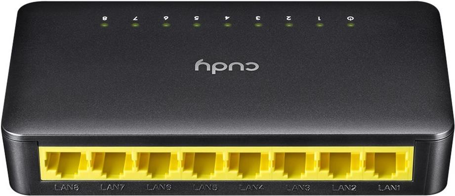 Cudy FS108D Fast-Ethernet-Switch 8 Ports Unmanaged Weiß