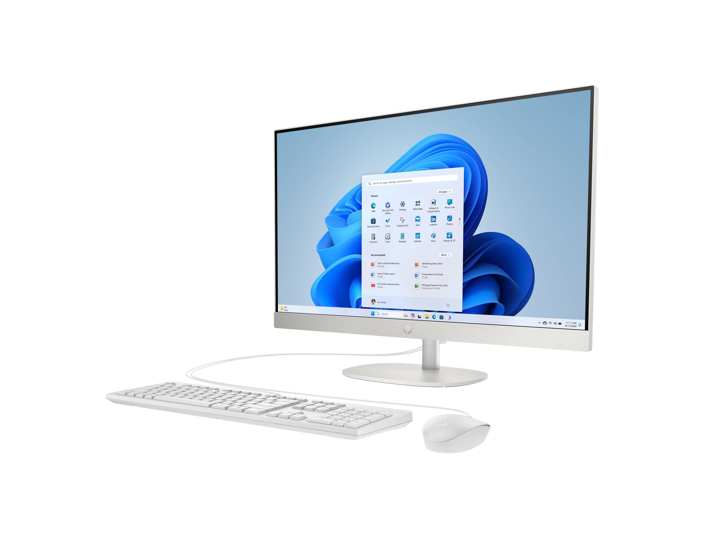 HP 27-cr2150ng 27" Intel Core Ultra 5 225U 16 GB RAM 512 GB SSD Shell White