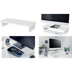Leitz 64340001 Flachbildschirm-Tischhalterung 61 cm (24" ) Freistehend Weiß (64340001)