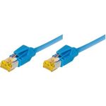 Patchkabel S/FTP, PiMF, Cat 6a, blau, 3.0 m Für 10 Gigabit/s, halogenfrei, mit Draka-Kabel und Hirosesteckern TM31 (bisherige Bezeichnung S/STP) (72203B)