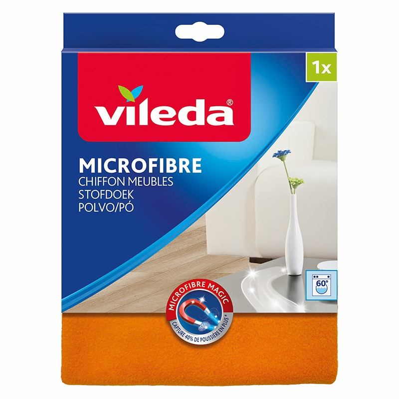 Vileda Mikrofasertuch 300 x 400 mm Rot