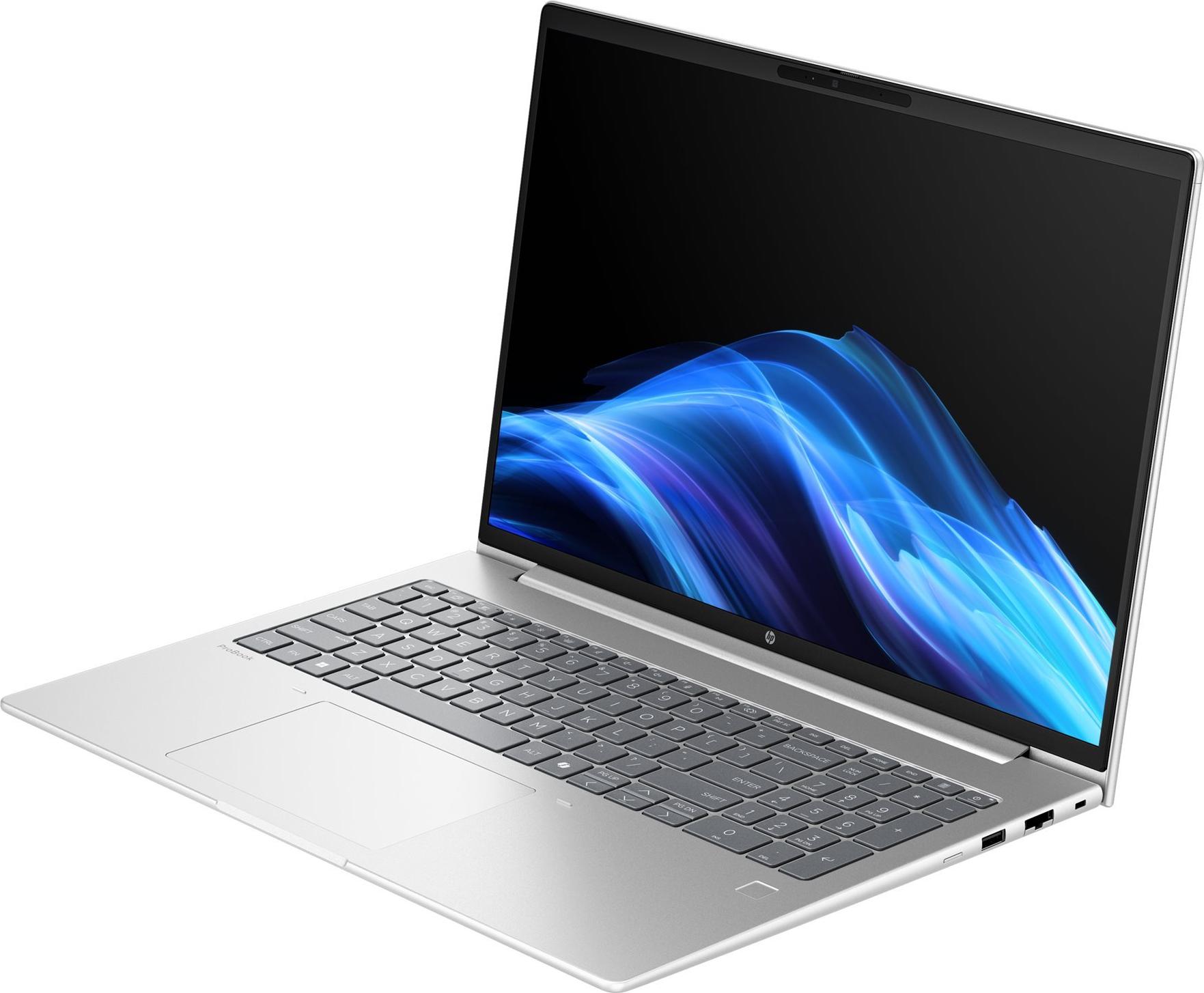 HP ProBook 4 16 G1i AI Notebook 16" 16 GB RAM 512 GB SSD Schnellaluminium in Silber