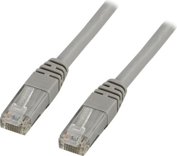 Deltaco Cat6 - 3m Netzwerkkabel Grau U/UTP (UTP) (TP-63)