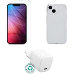 eSTUFF Kit for iPhone 15 Pro. Charger Cover Glass. Brown (ES-KIT-IPH15PRO)