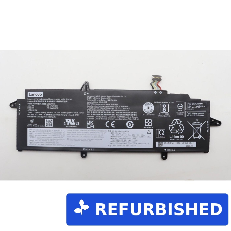 Lenovo Battery Internal 4 Cell 54.7Wh LiIon (5B10W51852) (geöffnet)