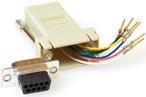 ACT Modular Adapter D-sub/RJ-12 09-Sub-D RJ-45 Grau Kabelschnittstellen-/adapter (TD09M8)