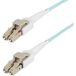 StarTech.com 5m (15ft) LC to LC (UPC) OM4 Switchable Fiber Optic Cable 50/125µm, 100G Networks, Toolless Polarity Switching, Low Insertion Loss (450FBLCLC5SW)