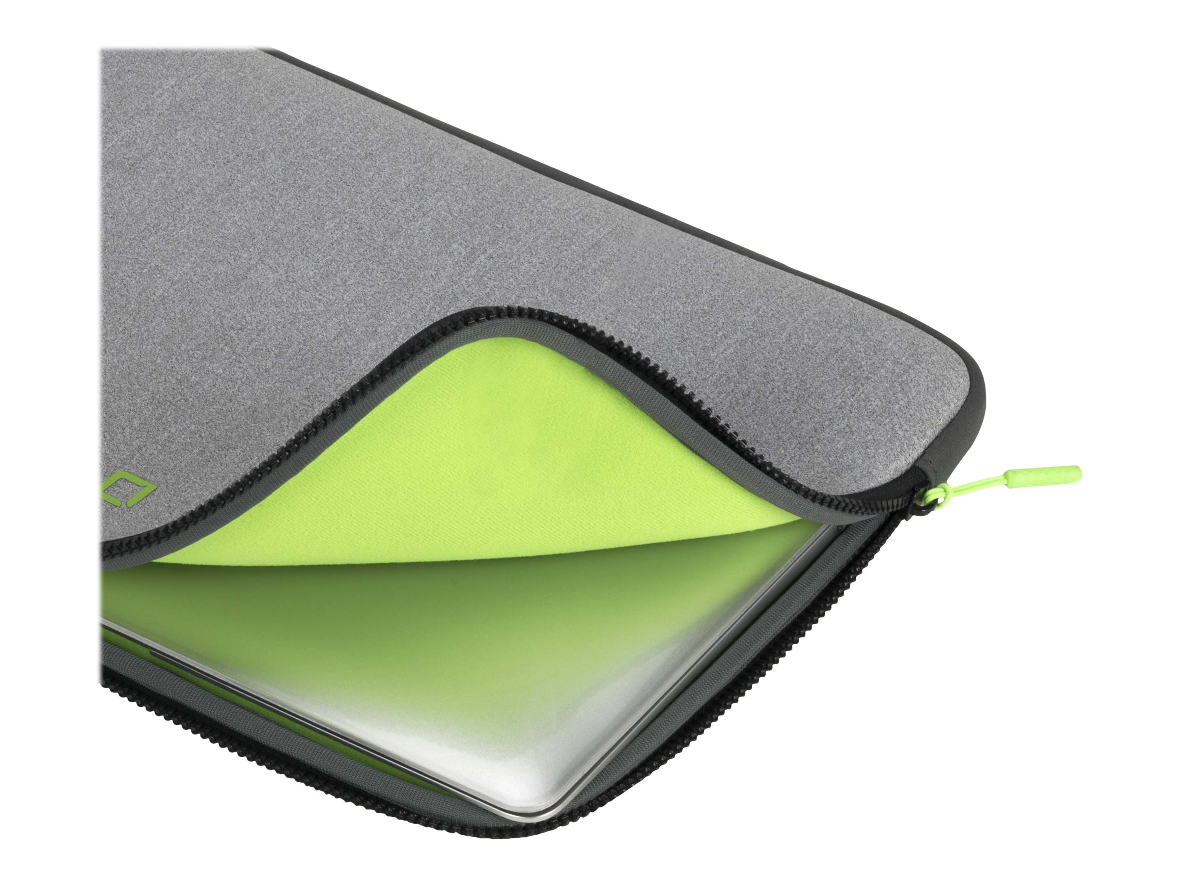 DICOTA Skin FLOW Notebook-Hülle 35,8 cm (14,1") Grau, Grün