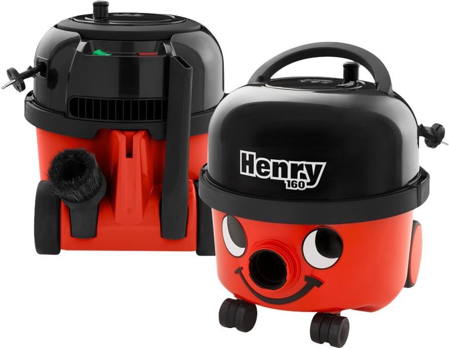 Numatic Henry HVR160 Staubsauger 620 W Schwarz, Rot