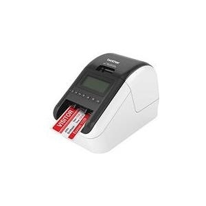 Brother QL-820NWB - Etikettendrucker - zweifarbig (monochrom) - Thermodirekt - Rolle (6,2 cm) - 300 x 600 dpi - bis zu 110 Etiketten/Min. - USB 2.0, LAN, Wi-Fi(n), USB-Host, Bluetooth 2.1 EDR - Schwarz, weiß