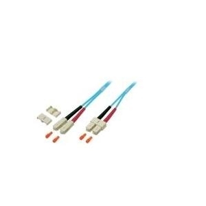 EFB-Elektronik Duplex Jumper SC-SC 50/125µ, OM3, LSZH, aqua, 3.0mm, 10m Hersteller: EFB Elektronik (O7413.10)