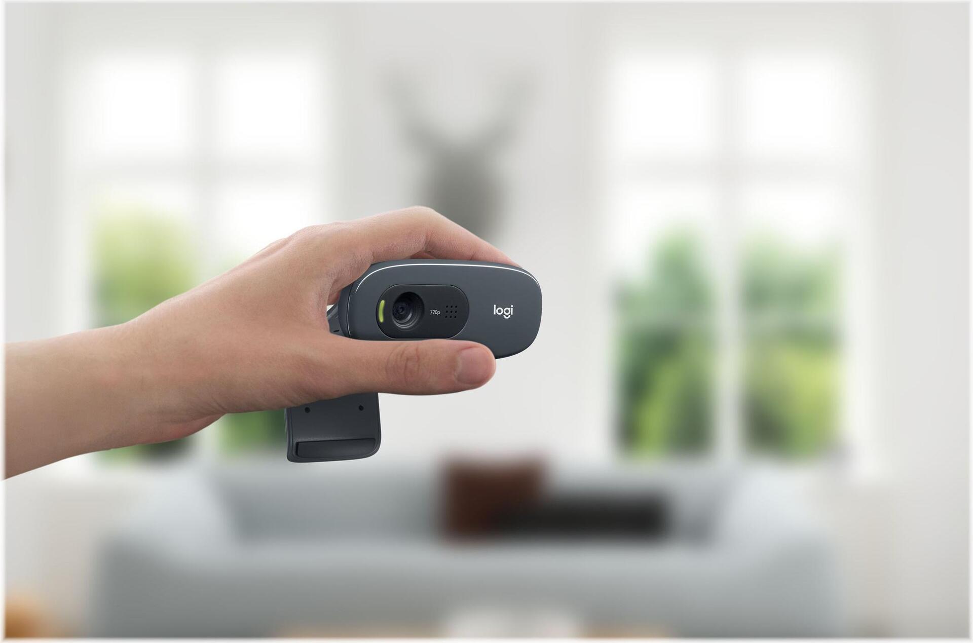 Logitech C270 HD Webcam 720p USB 2.0 Schwarz