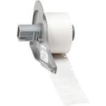 Brady, M7-17-427, Vinyl, selbstlaminierend, Weiß/Transparent, matt, 12.70 x 9.53(25.40) mm, für Kabeldurchmesser von 2.70 - 5.10 mm, permanent (500 E.) (173411)