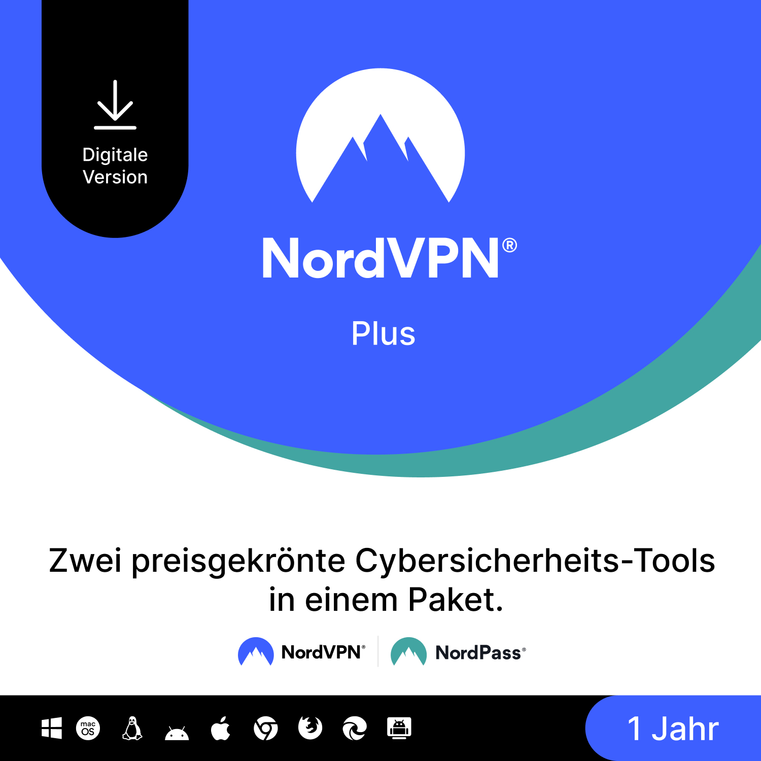 NordVPN Plus Cybersicherheitspaket 1 Jahr Download