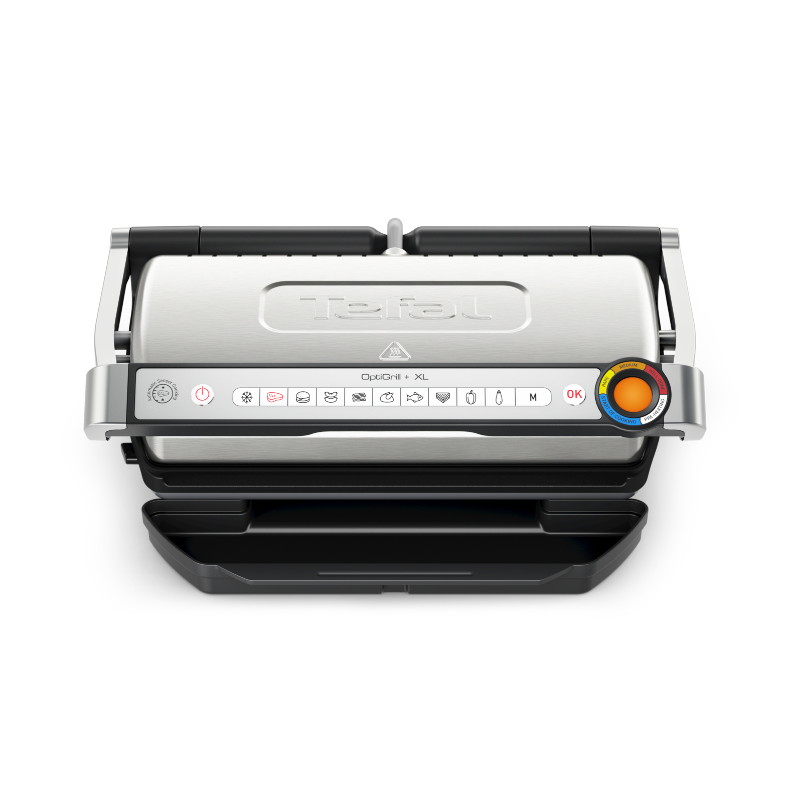 Tefal OptiGrill+ XL GC727D10 Kontaktgrill 2000 W 800 cm² Schwarz