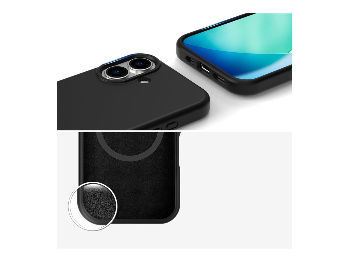4smarts Cupertino Silikon Case für Apple iPhone 17 6,3" Schwarz
